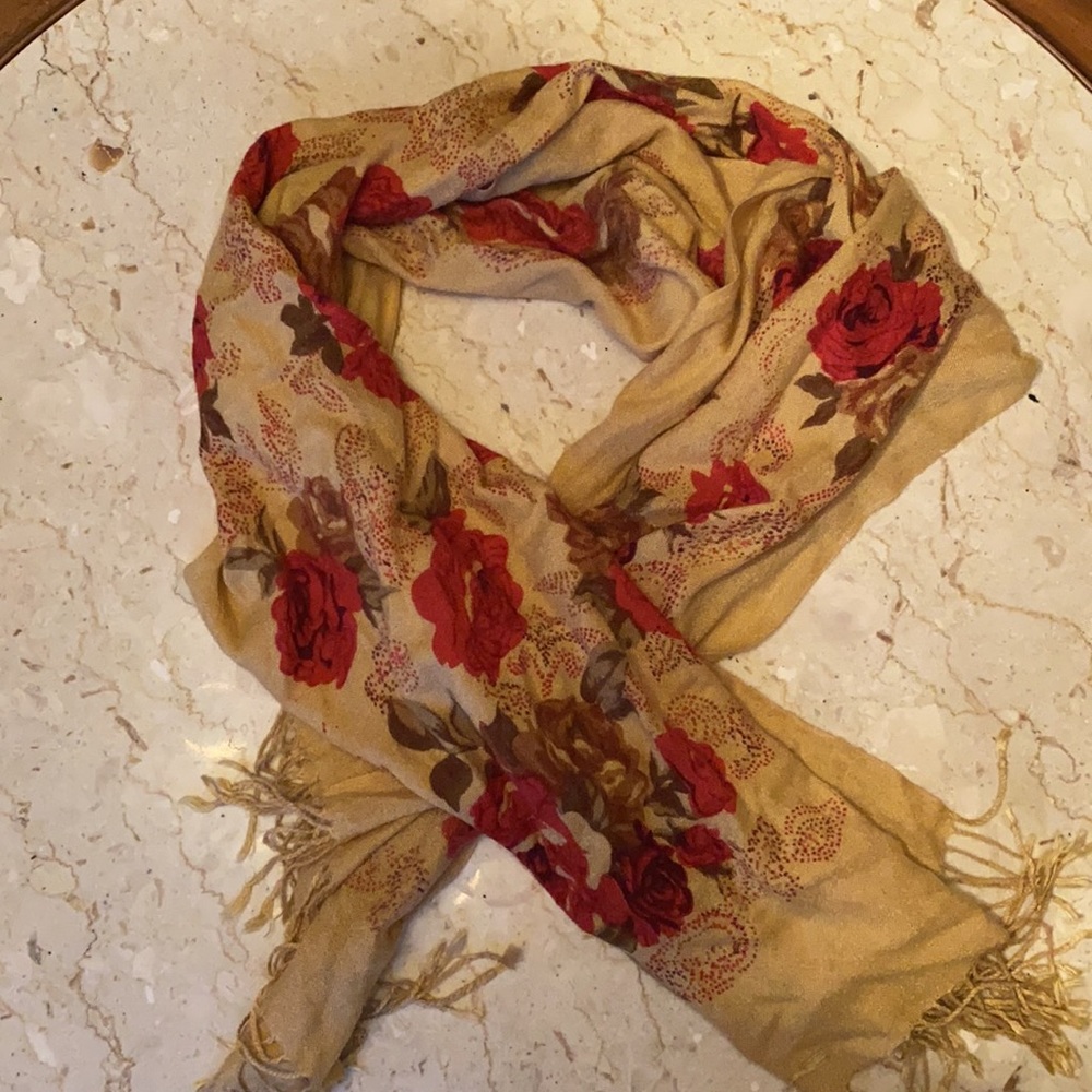 Pashmina Rose Wrap